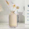 Retro Ceramic Bud Vase — Dried Floral Display | 10 Colorways