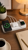 Aesthetic 6-Port USB-C Charging Station
