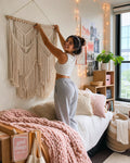 Chunky Knit Chenille Throw Blanket