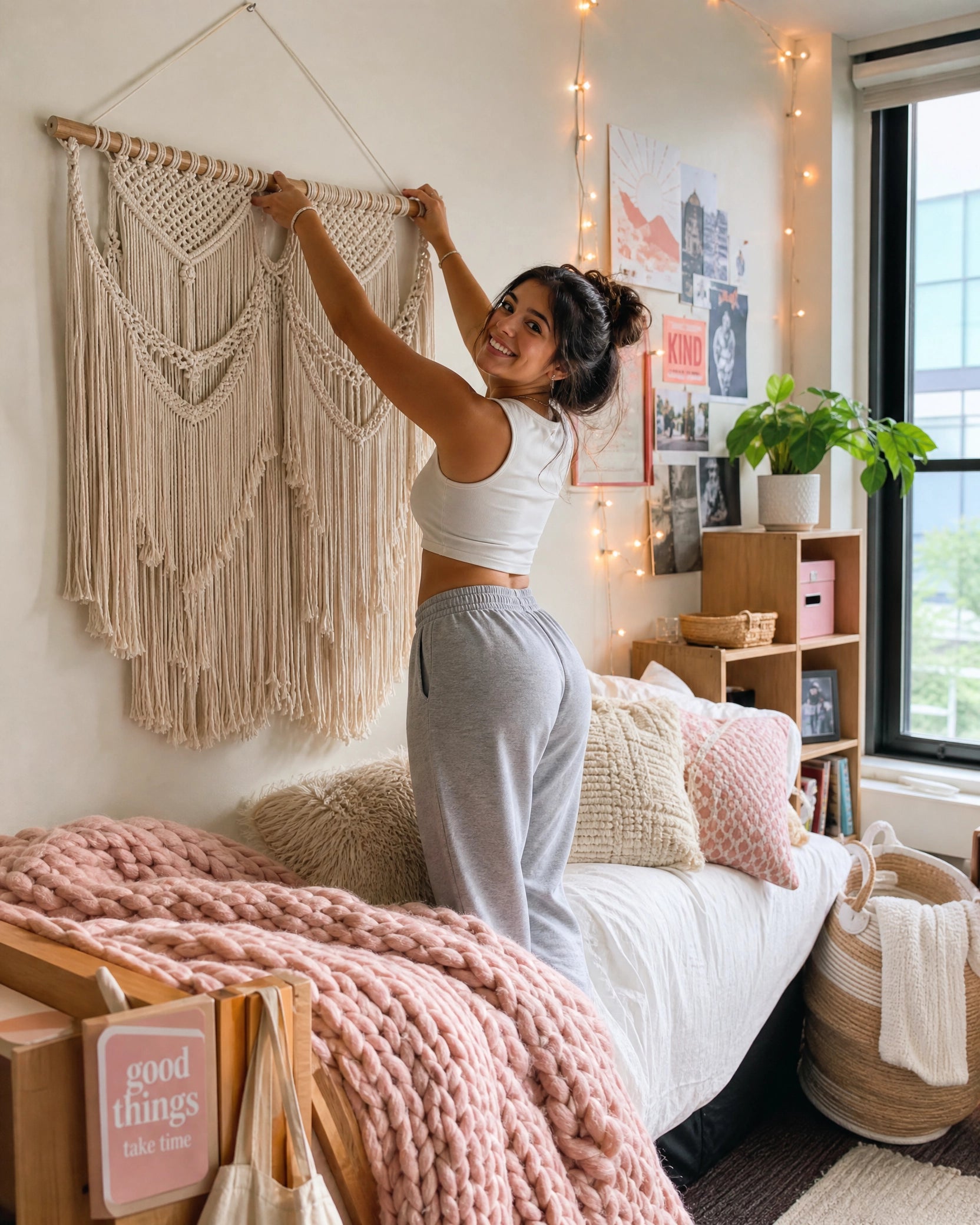Chunky Knit Chenille Throw Blanket