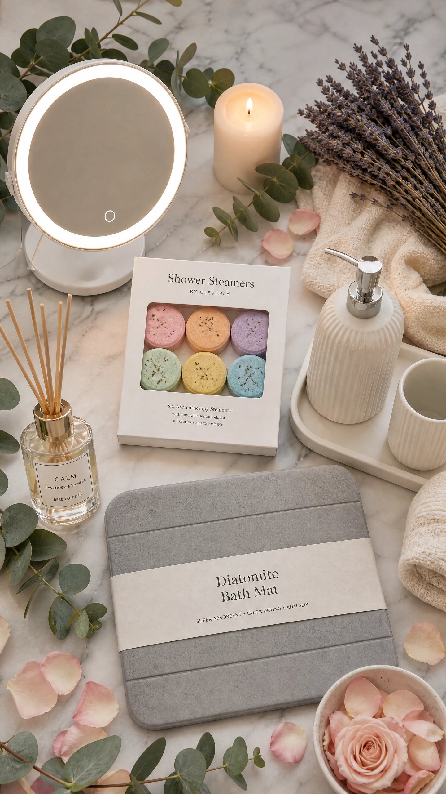 Spa Night Bundle — Bathroom Essentials Kit