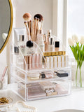 Acrylic Stackable Makeup & Desk Organizer