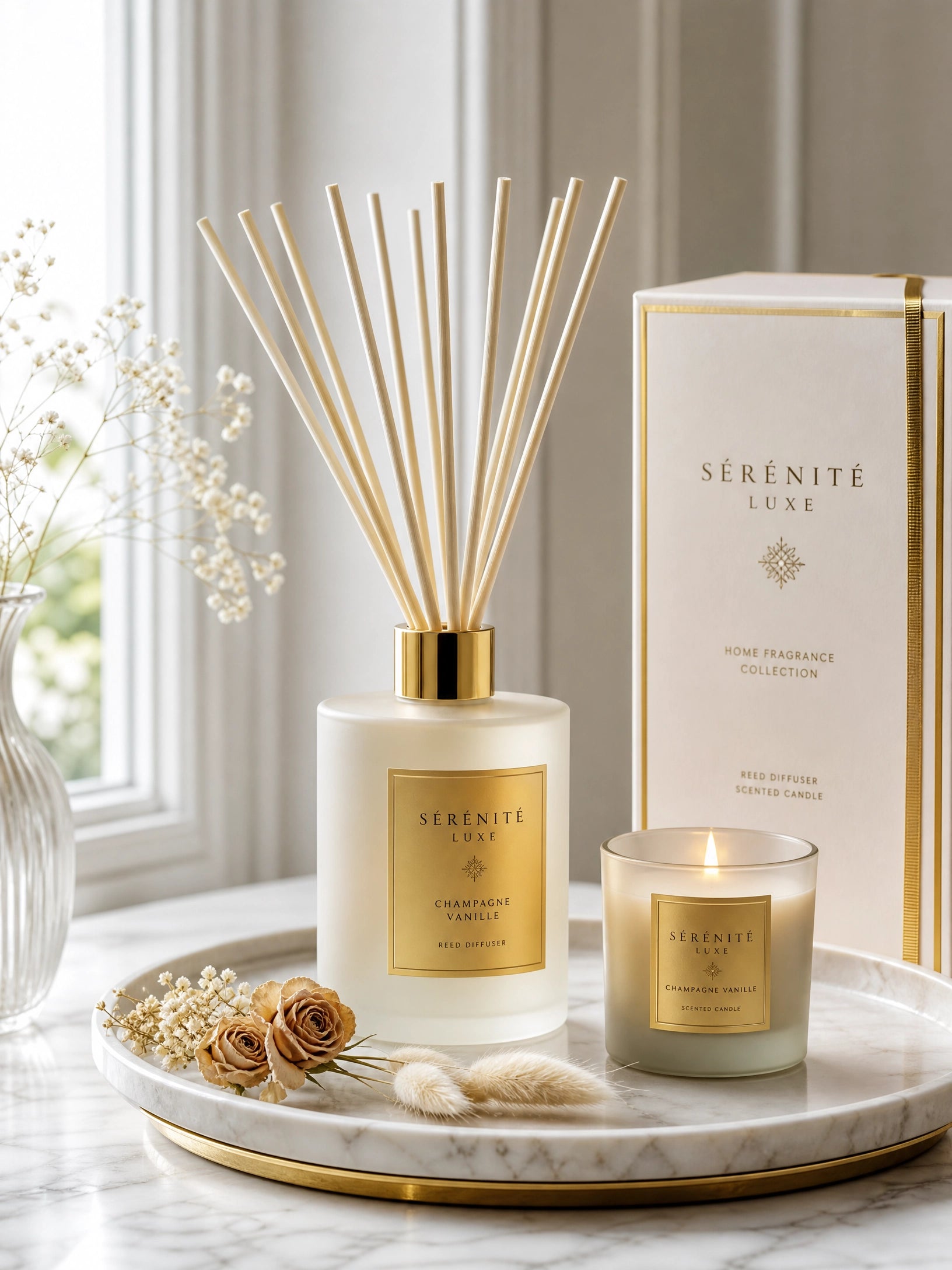 Luxury Reed Diffuser Gift Set