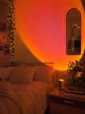 Sunset Projector Lamp — 180° Rotation, RGB Atmosphere Light