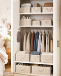 Aesthetic Rope Handle Storage Basket
