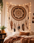 Abstract Geometric Boho Tapestry